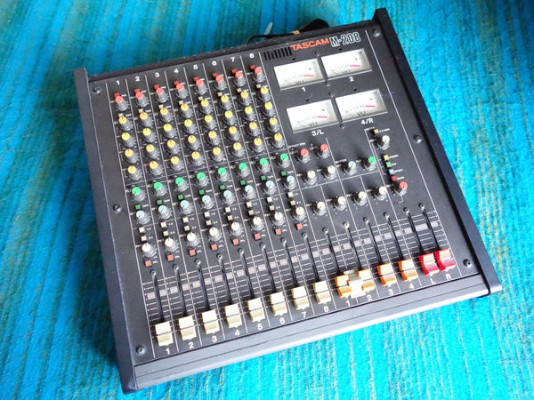Tascam M-208 8 Channel Stereo Mixer - 80's Analog - Serviced - I009