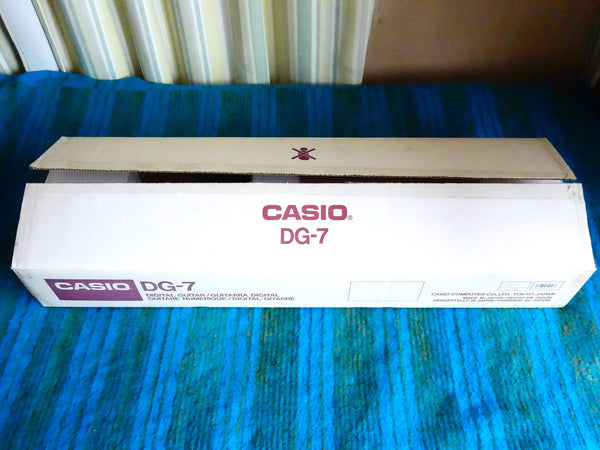 CASIO DG-7 Digital Guitar Synthesizer - Serviced - w/ Original Box, Strap, AC Adapter - H152