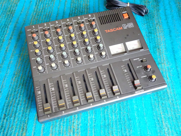 Tascam M-06 6 Channel Stereo Analog Mixer - 80's Vintage - G83