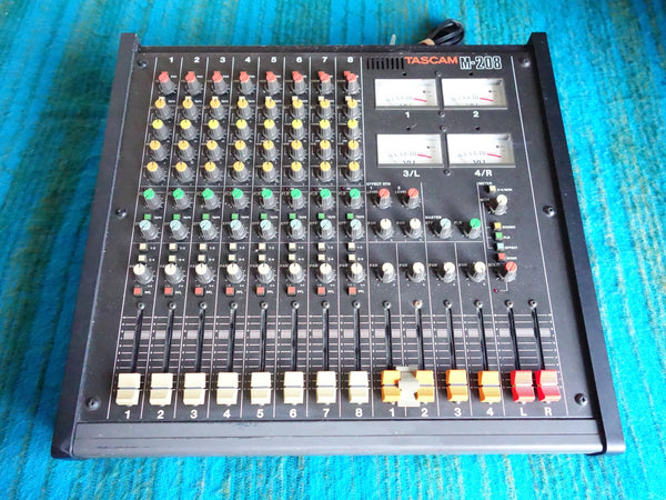 Tascam M-208 8 Channel Stereo Mixer - 80's Analog - Serviced - I009