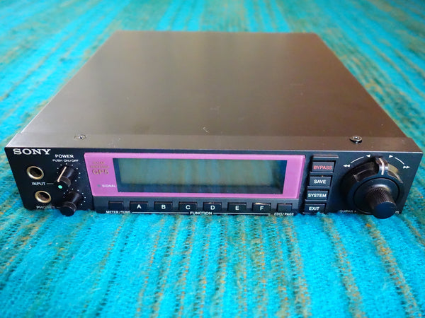 Sony HR-GP5 Guitar Processor -Serviced - New Internal Battery w/ AC Adapter - I036