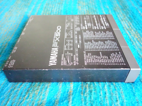 Yamaha FX500 Guitar Simul Effect Processor  w/ AC Adapter - H054
