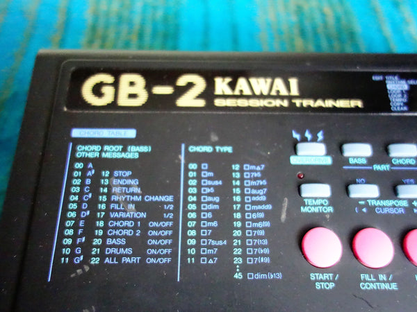 Kawai GB-2 Session Trainer - Drum Machine w/ AC Adapter - H053