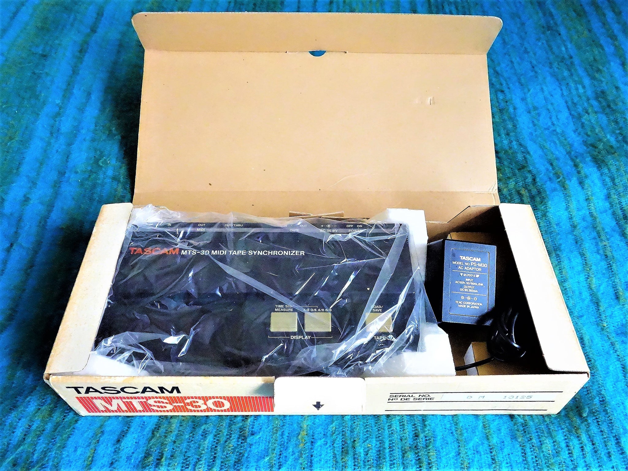 Tascam MTS-30 Midi Tape Synchronizer w/ Original Box, AC