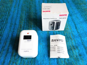 Sanyo TSD-007U Step down Transformer 120V to 100V 65w Max - H088