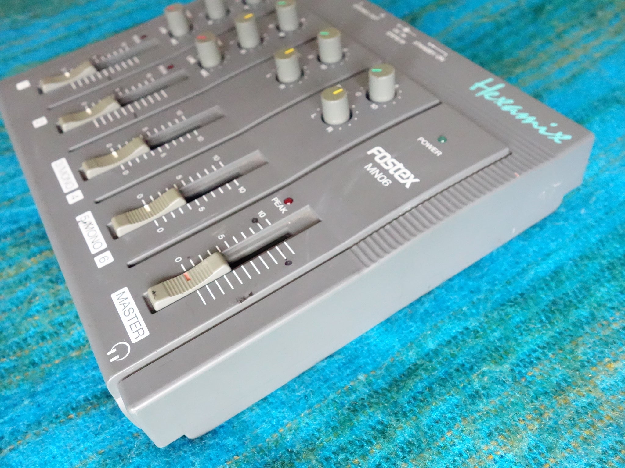 Fostex MN06 Hexamix 6ch Stereo Mixer w/ AC Adapter - H089
