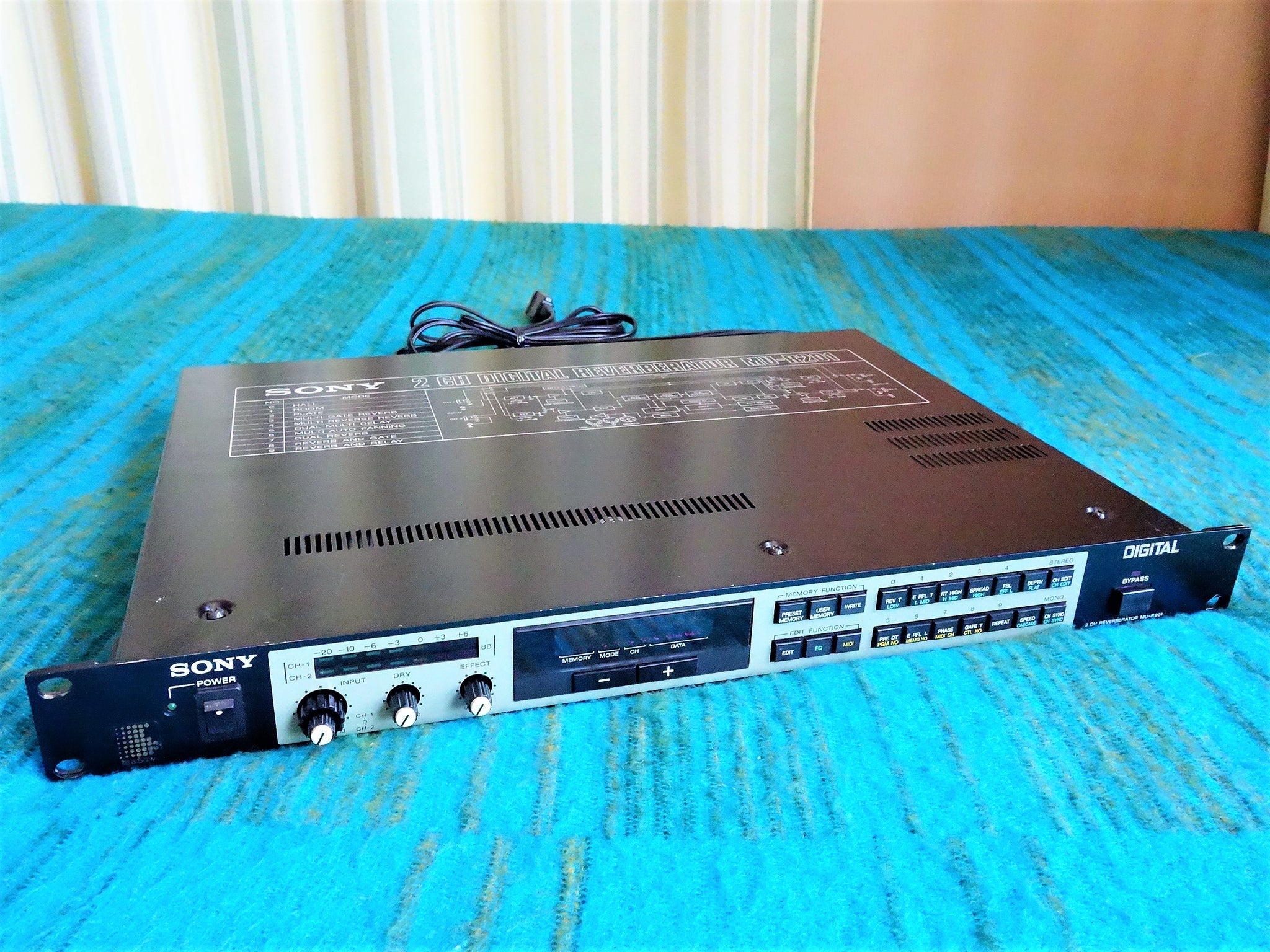 Sony MU-R201 2ch Digital Reverberator - Serviced, Recapped - H098
