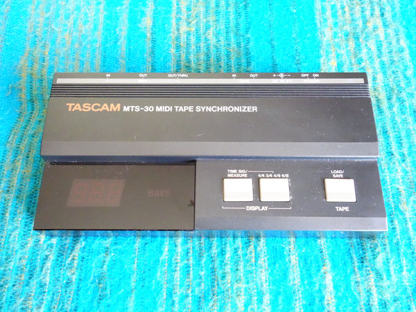 Tascam MTS-30 Midi Tape Synchronizer w/ AC Adapter - 80's Vintage - H143