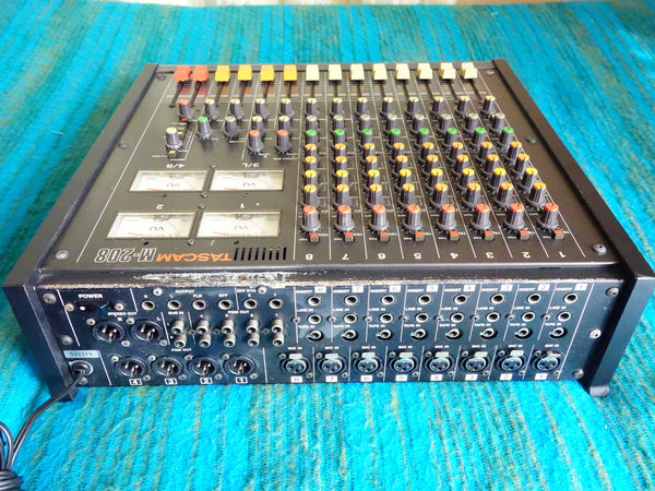 Tascam M-208 8 Channel Stereo Mixer - 80's Analog - Serviced - I008