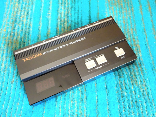 Tascam MTS-30 Midi Tape Synchronizer w/ AC Adapter - 80's Vintage - H147