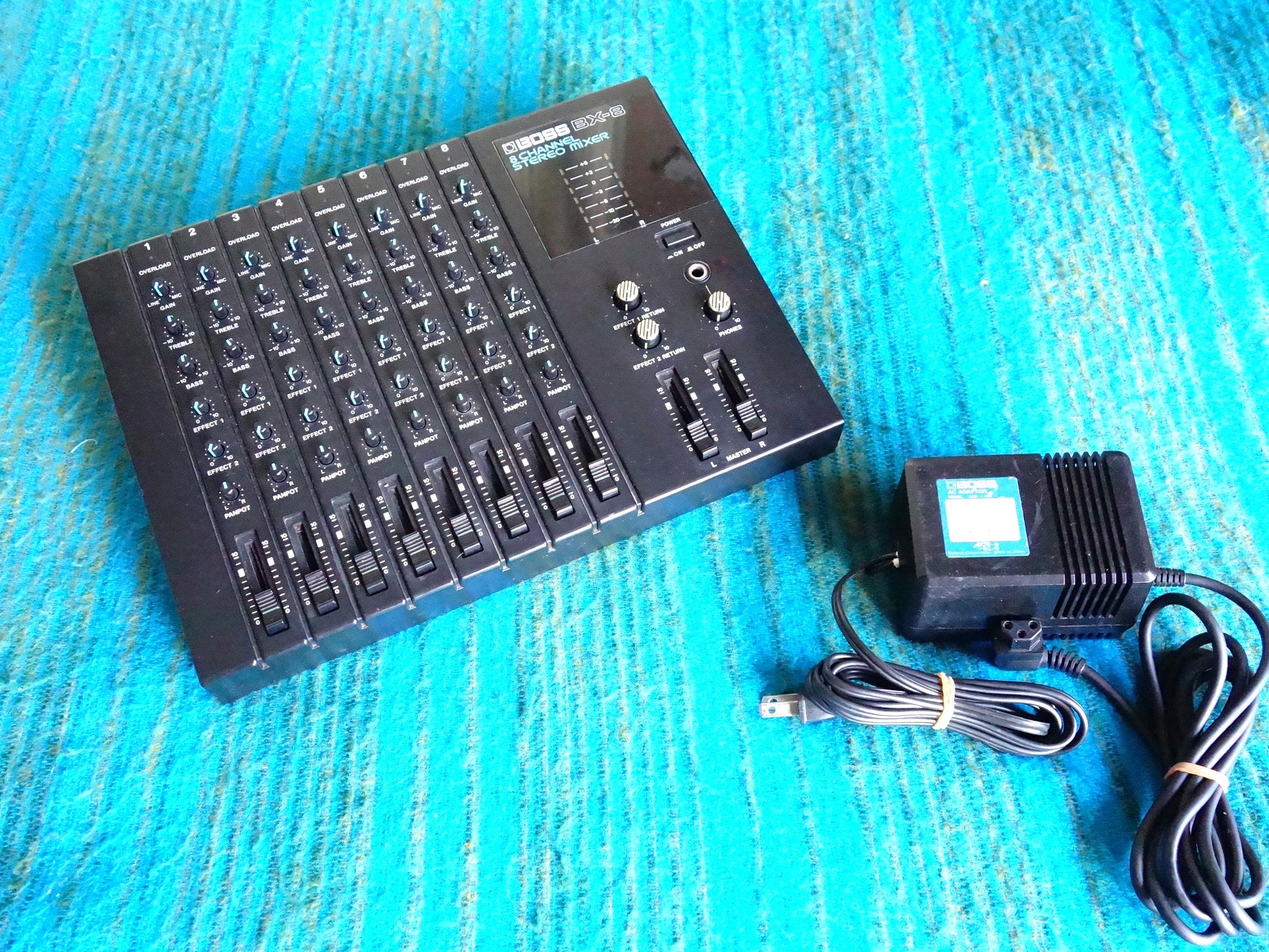 Boss BX-8 8 Channel Compact Stereo Mixer w/ AC Adapter