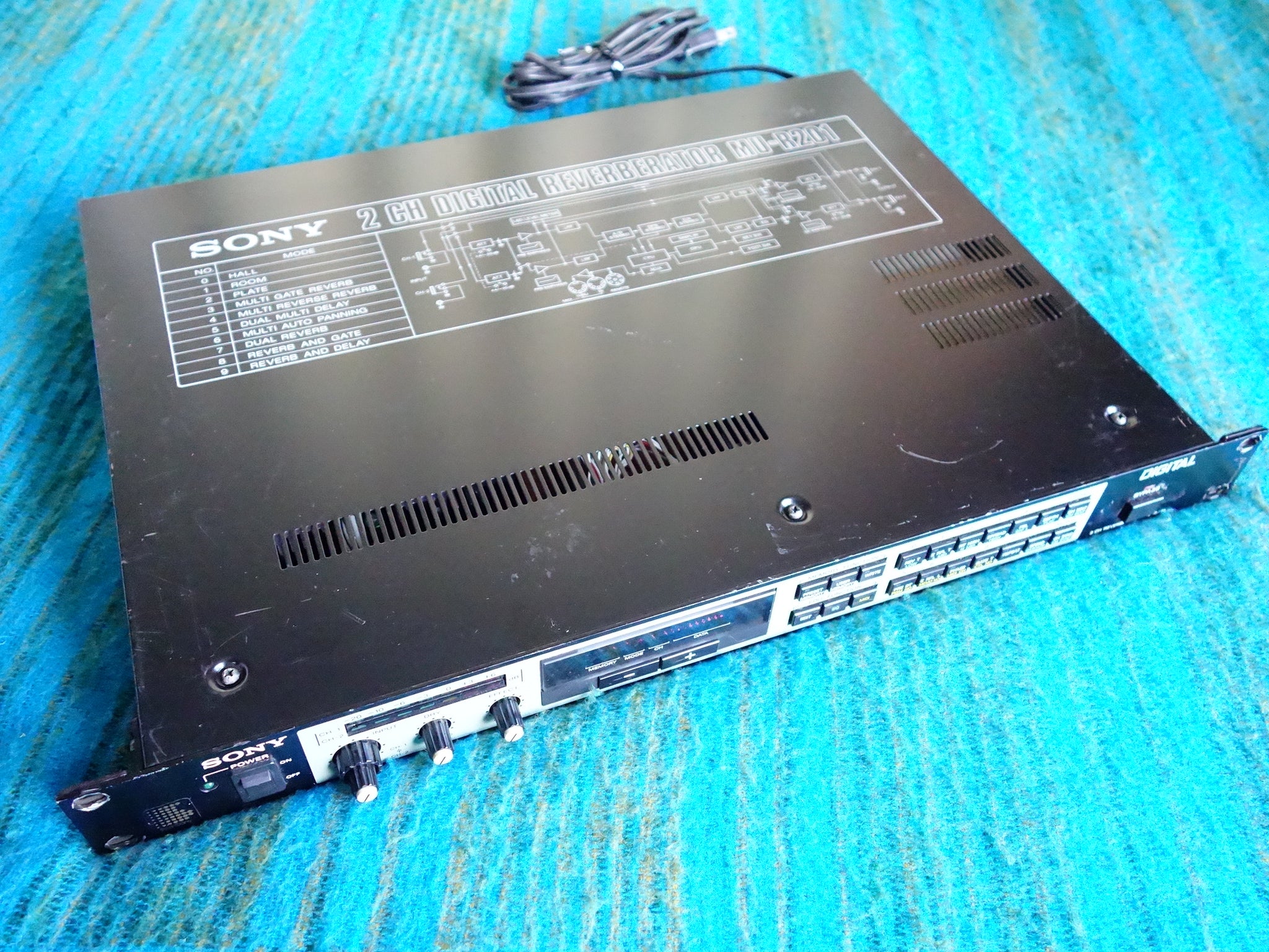 Sony MU-R201 2ch Digital Reverberator - Serviced - J020