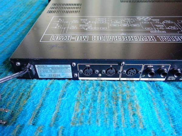 Sony MU-R201 2ch Digital Reverberator - Serviced - I018