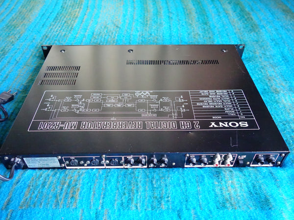 Sony MU-R201 2ch Digital Reverberator - Serviced - I017