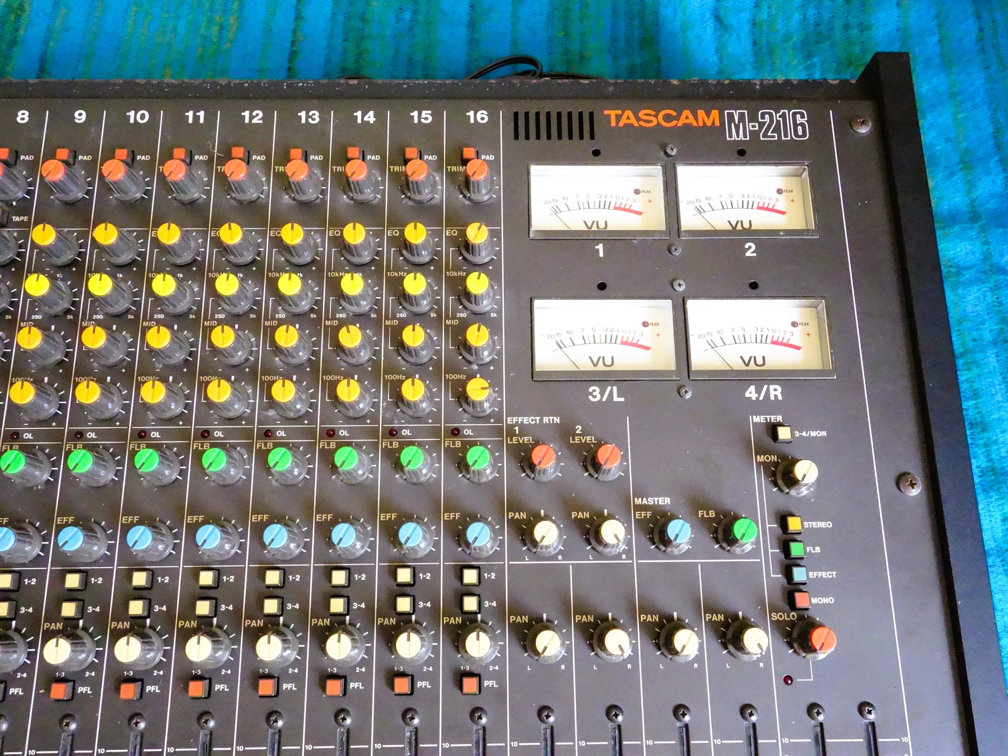 Tascam M-216 16 Channel Mixer - Serviced - 80's Analog