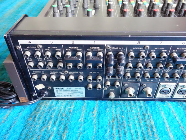 Teac Tascam Series M-30 8 Channel Analog Mixer - Serviced - I026