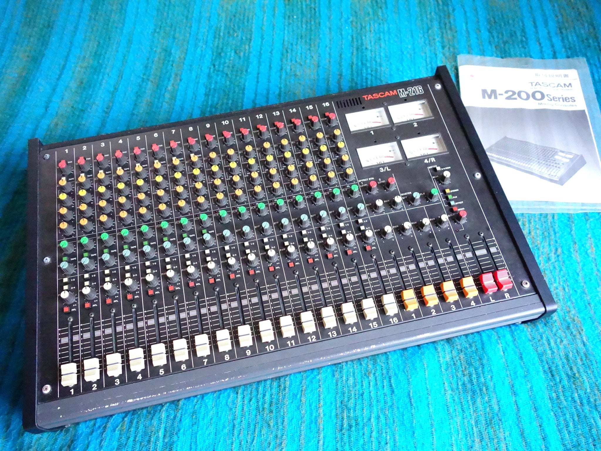 TASCAM M-216 アナログミキサー 16ch ビンテージ タスカム Console tascam M-216 