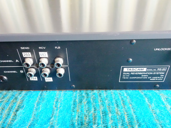 Tascam RS-20 Dual Reverberation System - Serviced / Power Board Recapped - I063