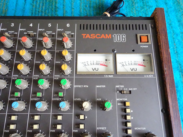 Tascam M-106 6 Channel Mixer - Serviced / Power Board Recapped- I062