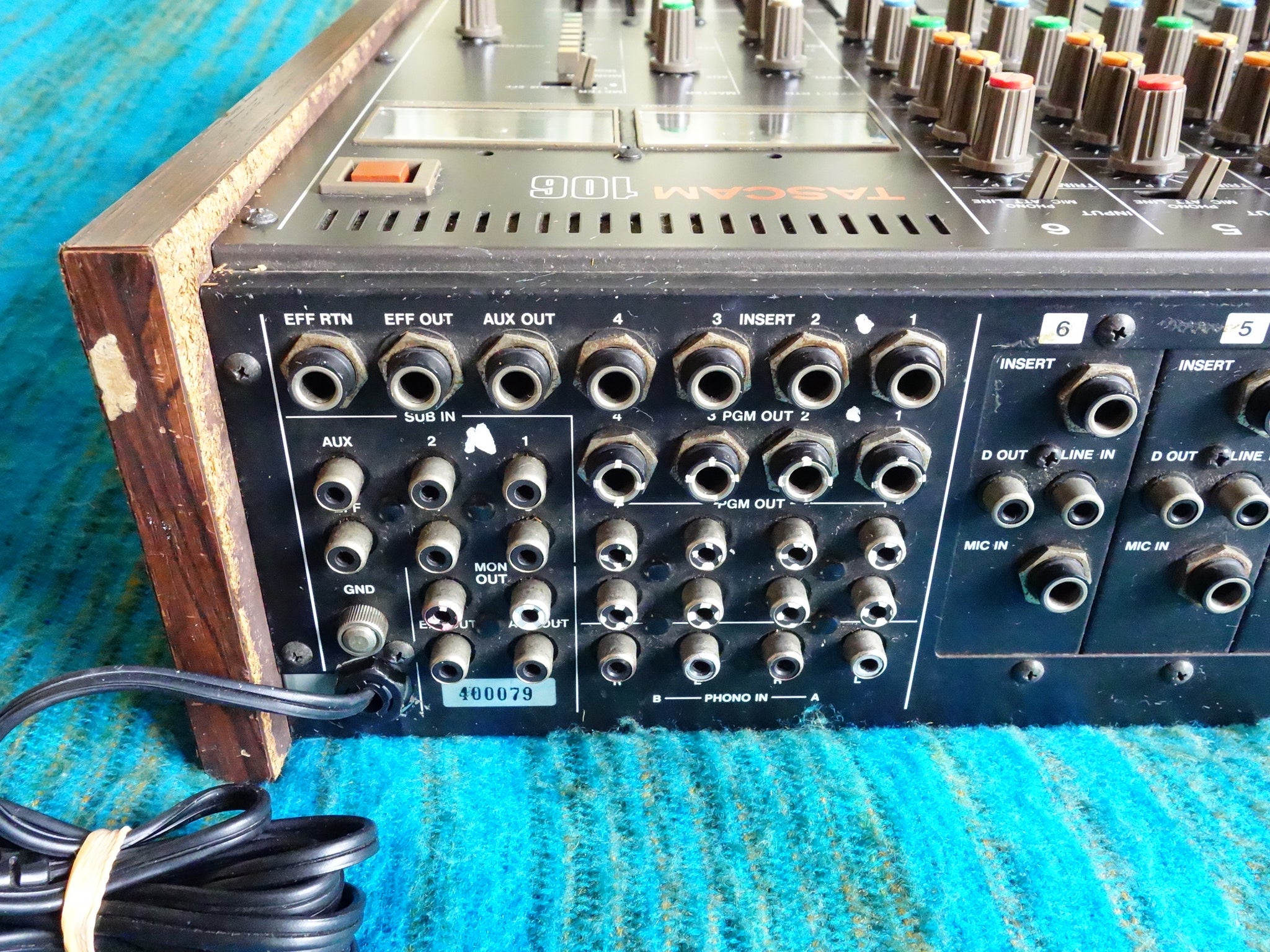 Tascam M-106 6 Channel Mixer - Serviced / Power Board