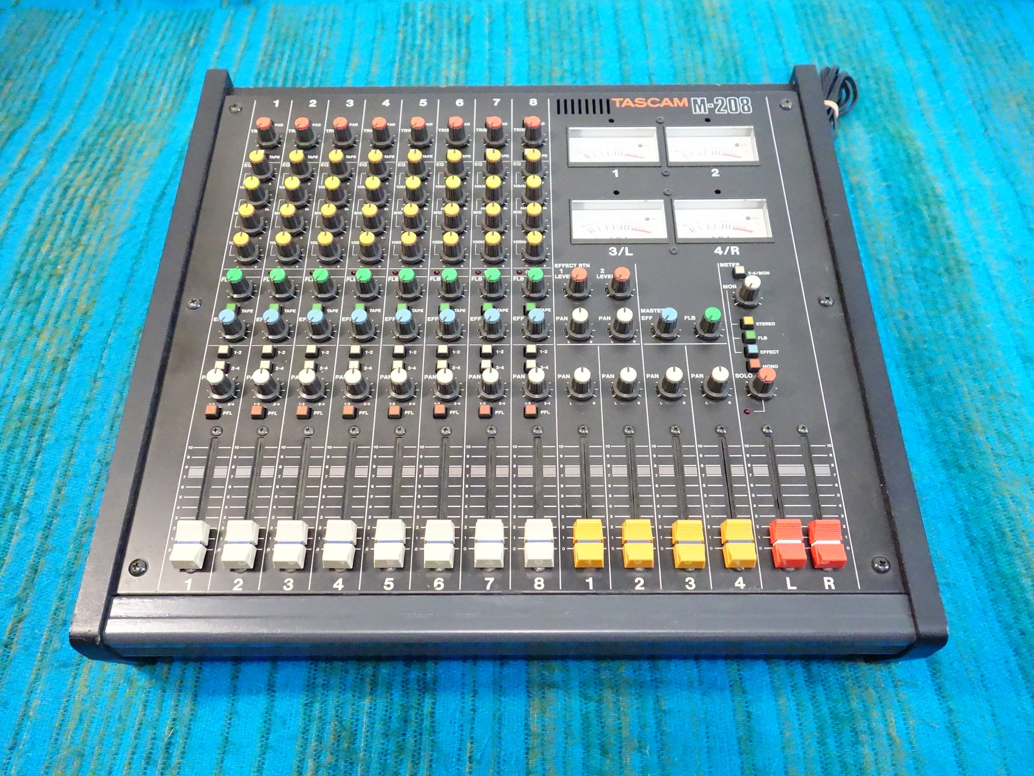Tascam M-208 8 Channel Mixer - Serviced / Power Board Recapped