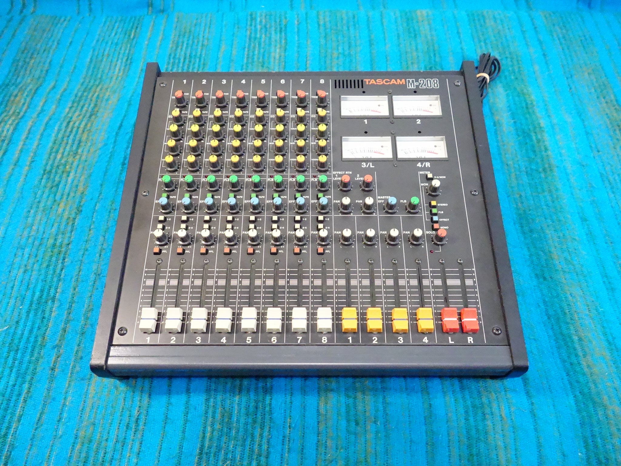 Tascam M-208 8 Channel Mixer - Serviced / Power Board Recapped