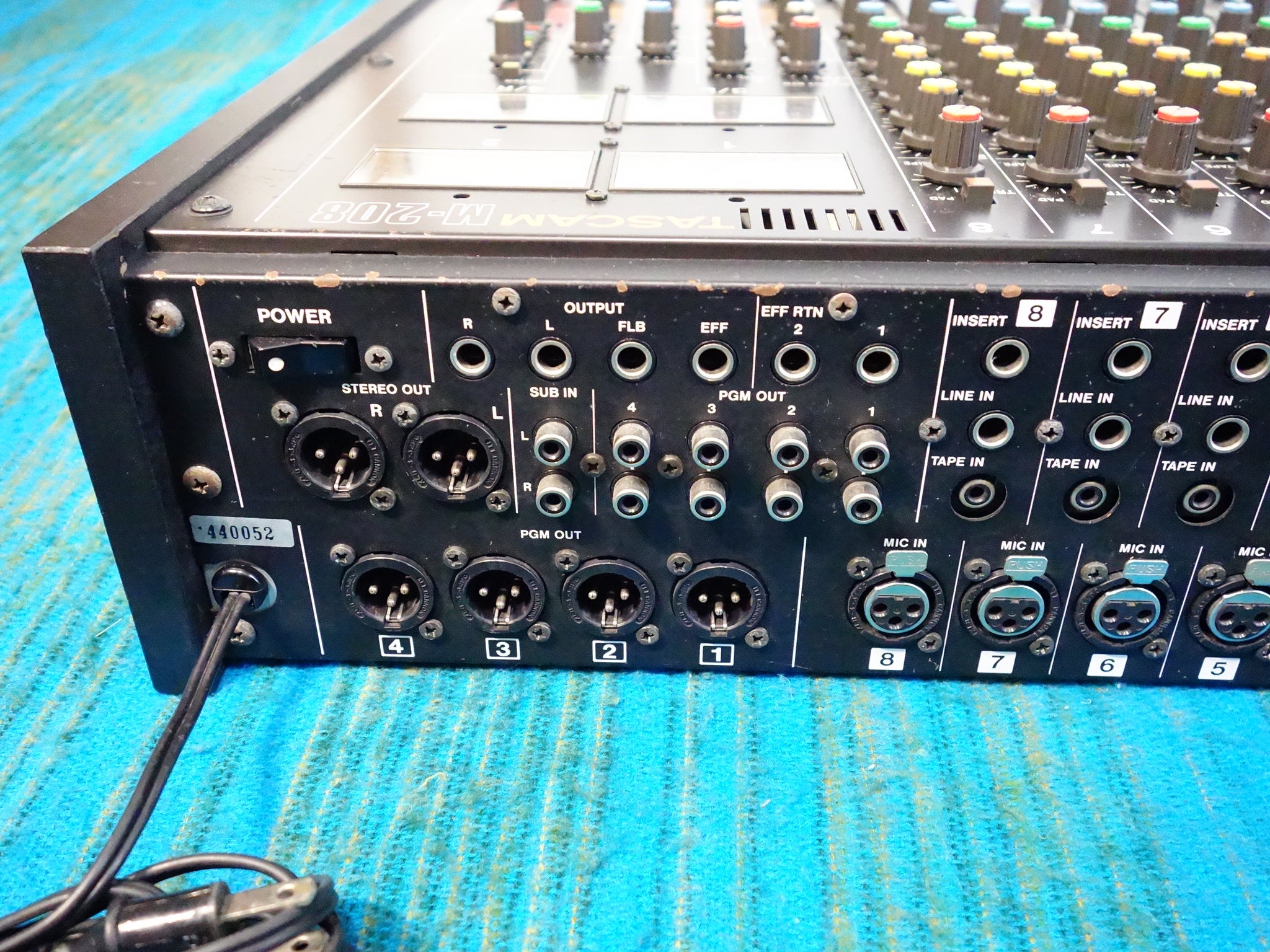 Tascam M-208 8 Channel Mixer - Serviced / Power Board Recapped