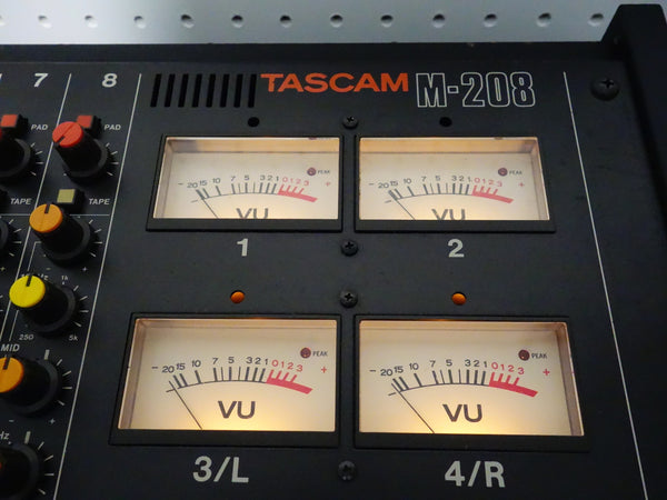 Tascam M-208 8 Channel Mixer - Serviced / Power Board Recapped - I069