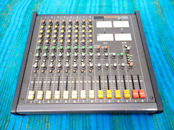 Tascam M-208 8 Channel Mixer - Serviced / Power Board Recapped - J006