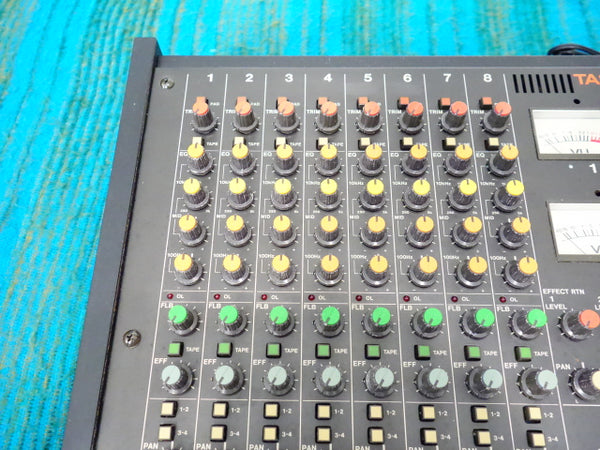 Tascam M-208 8 Channel Mixer - Serviced / Power Board Recapped - J006