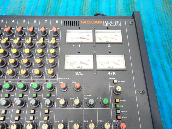 Tascam M-208 8 Channel Mixer - Serviced / Power Board Recapped - J006