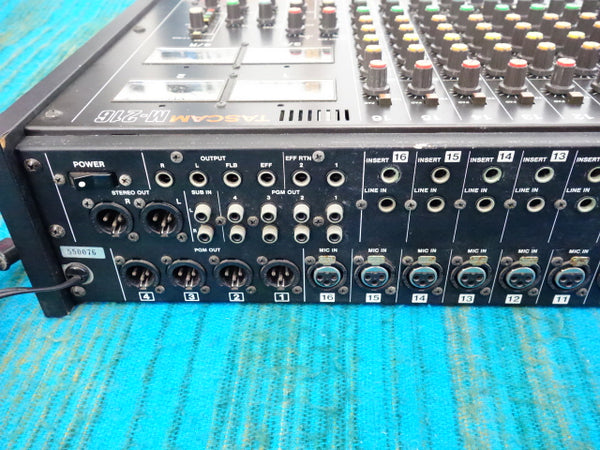 Tascam M-216 16 Channel Mixer - Serviced - 80's Analog - J013