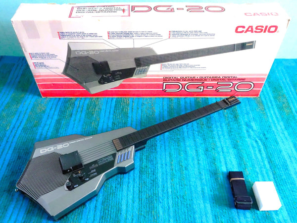 CASIO DG-20 Digital Guitar Synthesizer - Serviced w/ Original Box, Strap - J036