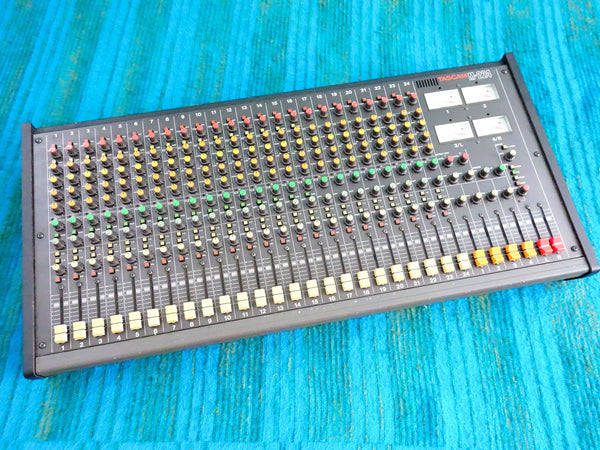 Tascam M-224 24 Channel Analog Stereo Mixer w/ Flight Case - Serviced - J050