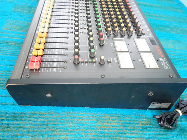 Tascam M-224 24 Channel Analog Stereo Mixer w/ Flight Case - Serviced - J050