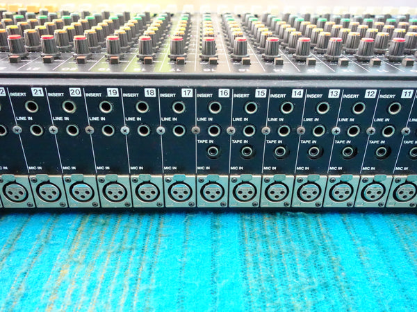 Tascam M-224 24 Channel Analog Stereo Mixer w/ Flight Case - Serviced - J050
