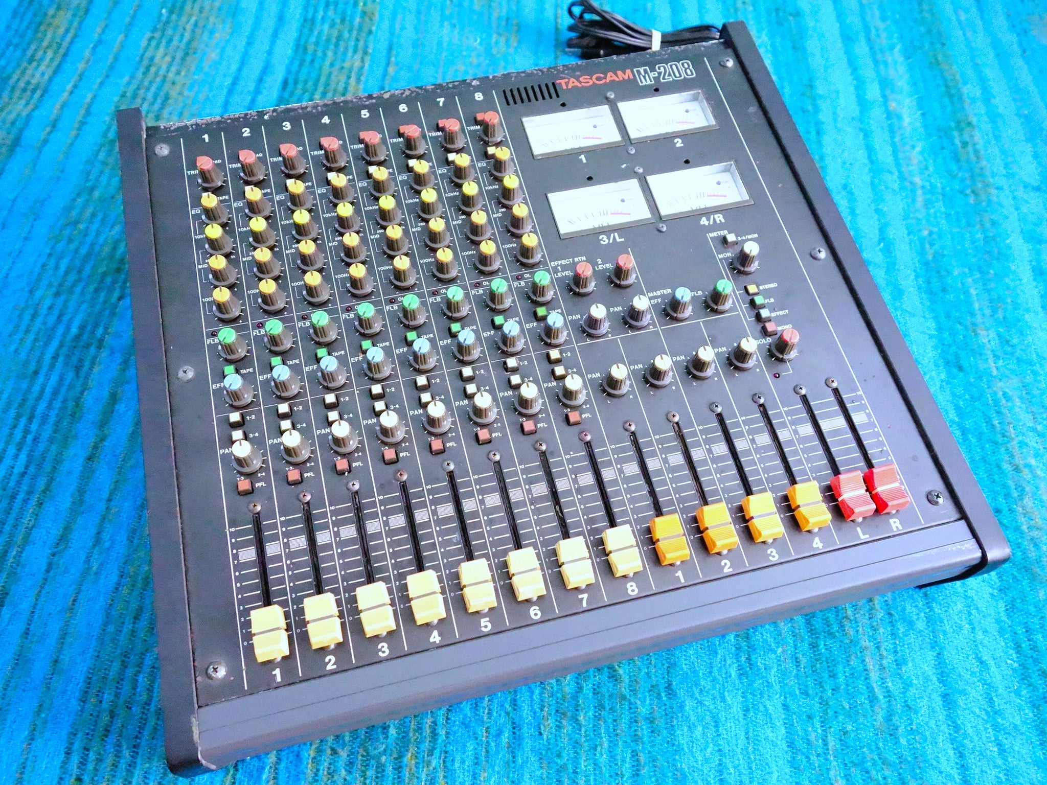 Tascam M-208 8 Channel Mixer - Serviced / Power Board Recapped - J053