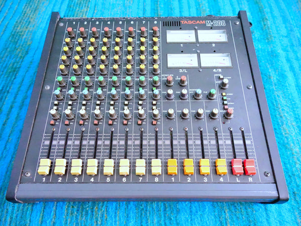 Tascam M-208 8 Channel Mixer - Serviced / Power Board Recapped - J053