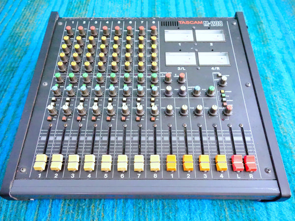 Tascam M-208 8 Channel Mixer - Serviced / Power Board Recapped - J053