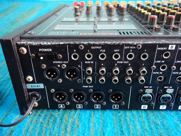 Tascam M-208 8 Channel Mixer - Serviced / Power Board Recapped - J053