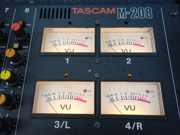 Tascam M-208 8 Channel Mixer - Serviced / Power Board Recapped - J053