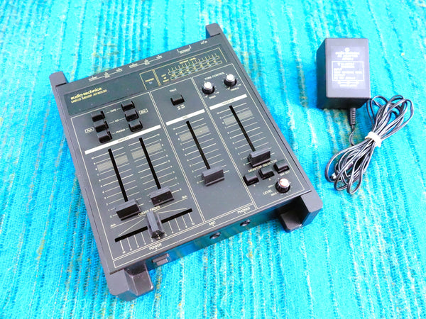 Audio Technica AT-MX 30 Disco Mixer w/ AC Adapter - 90's Analog - J054