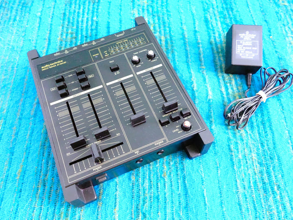 Audio Technica AT-MX 30 Disco Mixer w/ AC Adapter - 90's Analog - J054