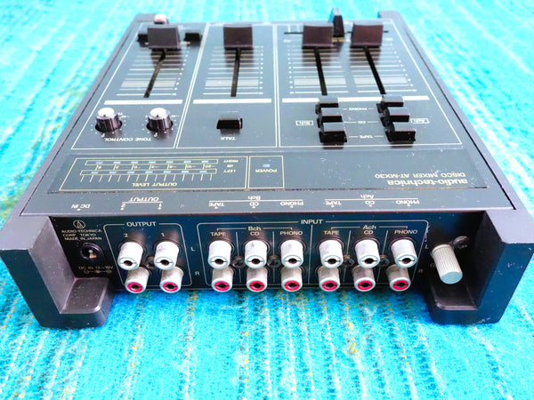 Audio Technica AT-MX 30 Disco Mixer w/ AC Adapter - 90's Analog - J054