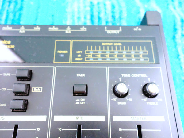 Audio Technica AT-MX 30 Disco Mixer w/ AC Adapter - 90's Analog - J054