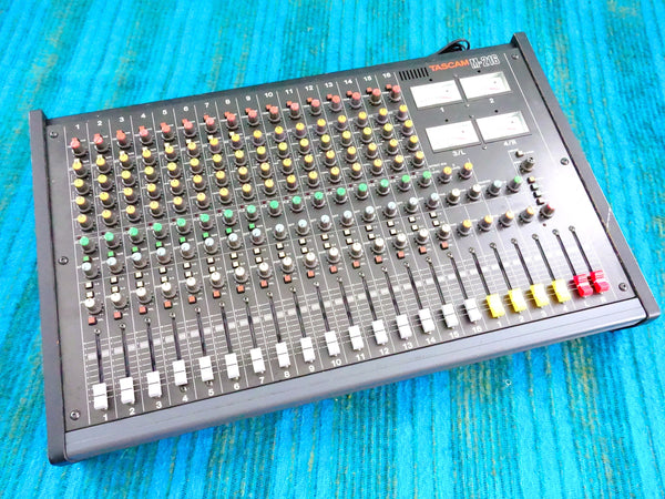 Tascam M-216 16 Channel Mixer w/ Flight Case - Serviced - J059