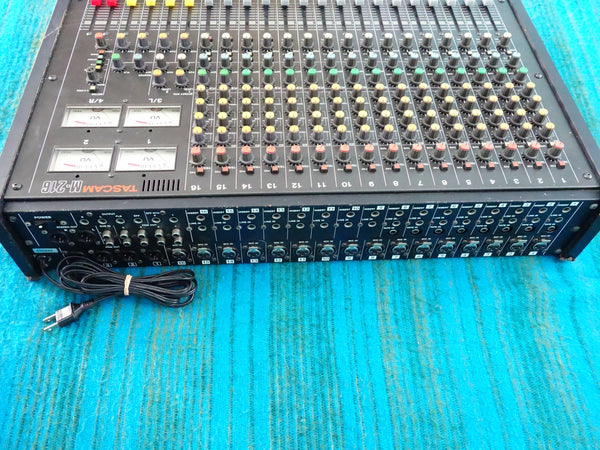 Tascam M-216 16 Channel Mixer w/ Flight Case - Serviced - J059
