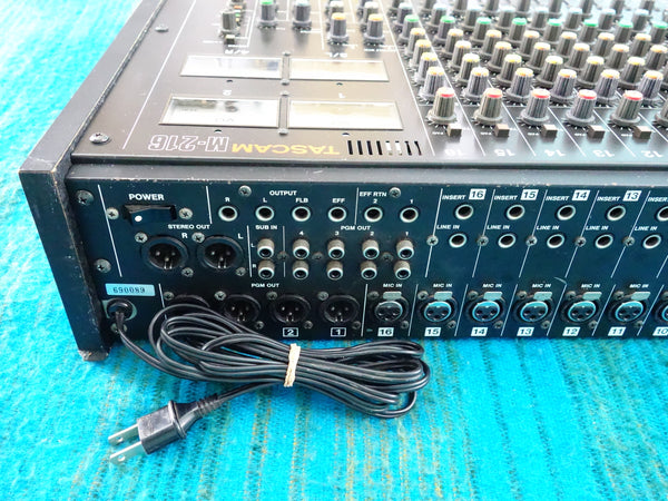 Tascam M-216 16 Channel Mixer w/ Flight Case - Serviced - J059