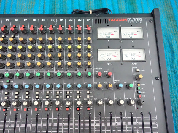 Tascam M-224 24 Channel Mixer - Serviced - 80's Analog - J071
