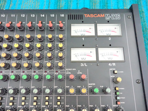 Tascam M-216 16 Channel Mixer - Serviced - 80's Analog - J073